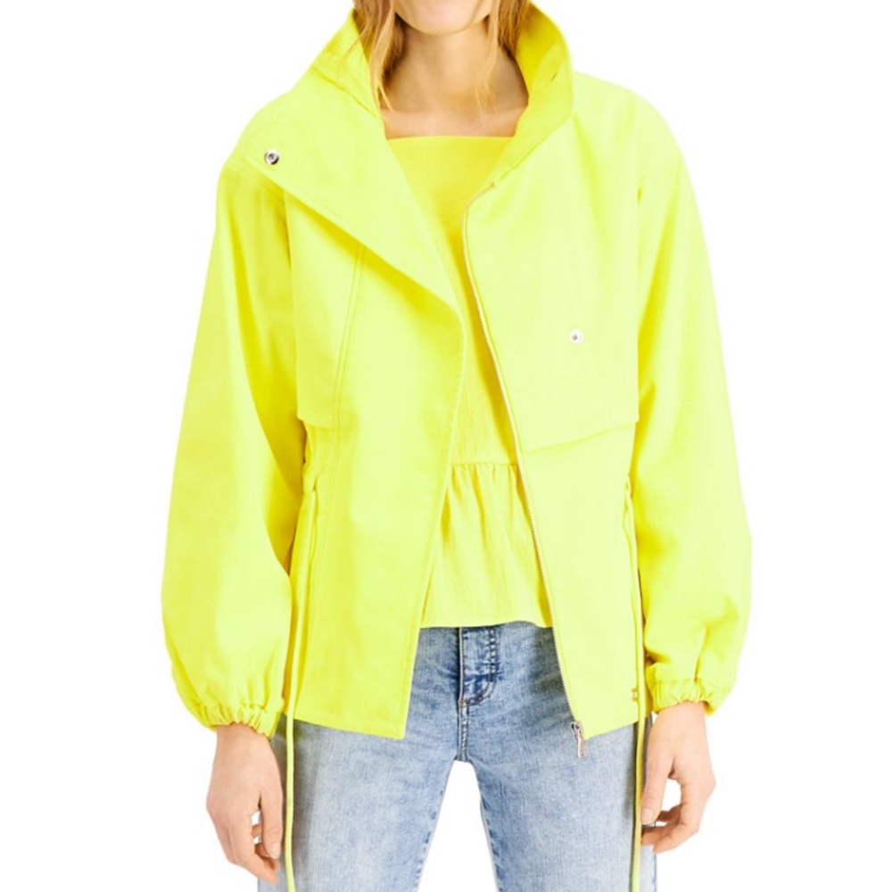 INC DOLMAN-SLEEVE UTILITY JACKET